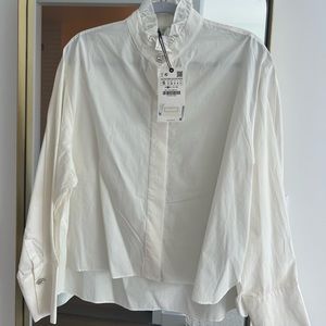 Zara white shirt